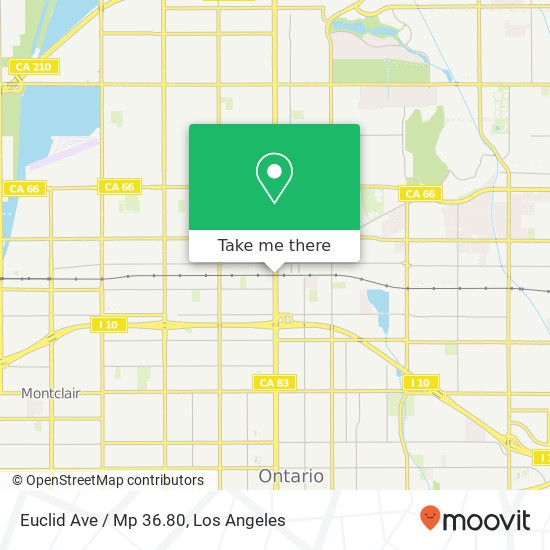 Mapa de Euclid Ave / Mp 36.80