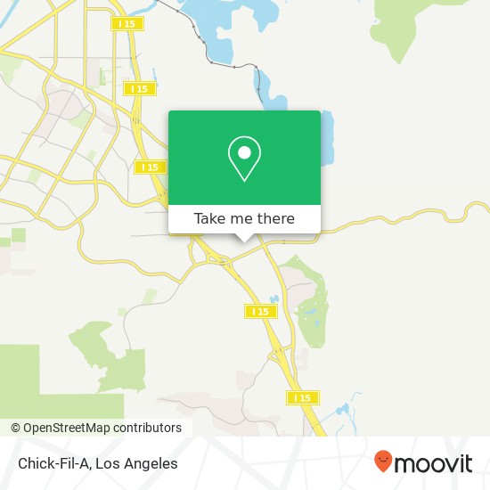 Chick-Fil-A map