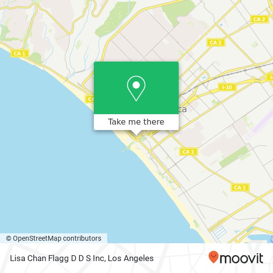 Mapa de Lisa Chan Flagg D D S Inc