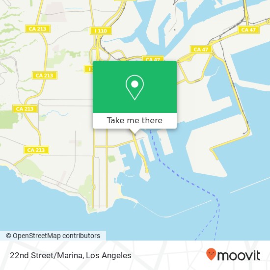 22nd Street/Marina map