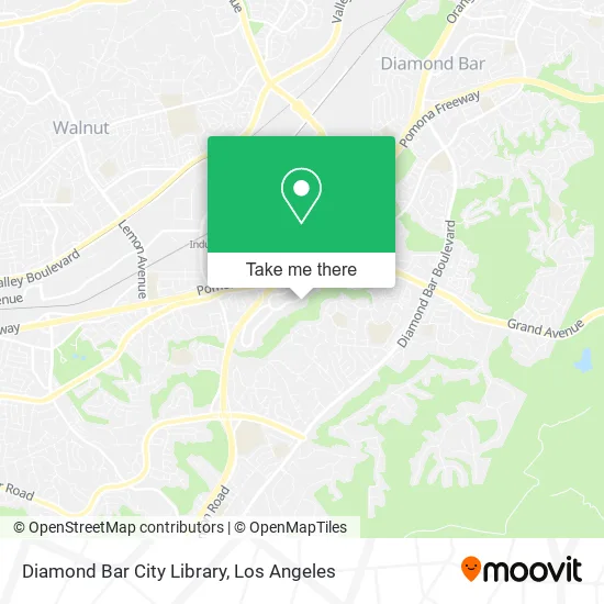 Diamond Bar City Library map