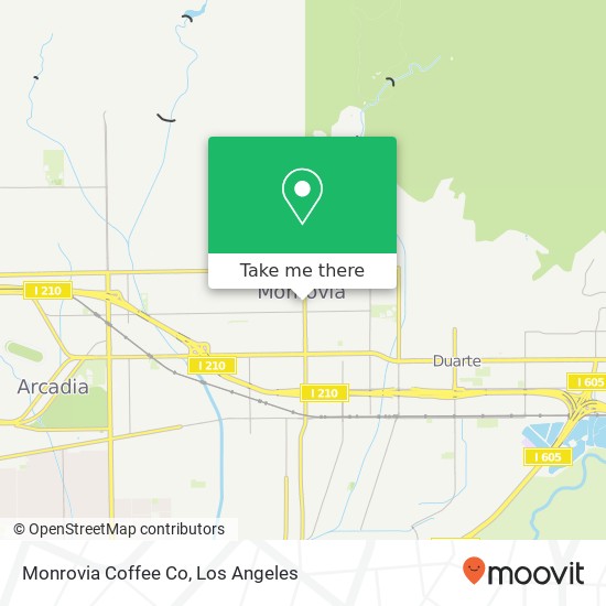 Monrovia Coffee Co map