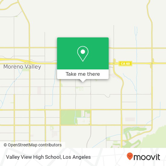 Mapa de Valley View High School