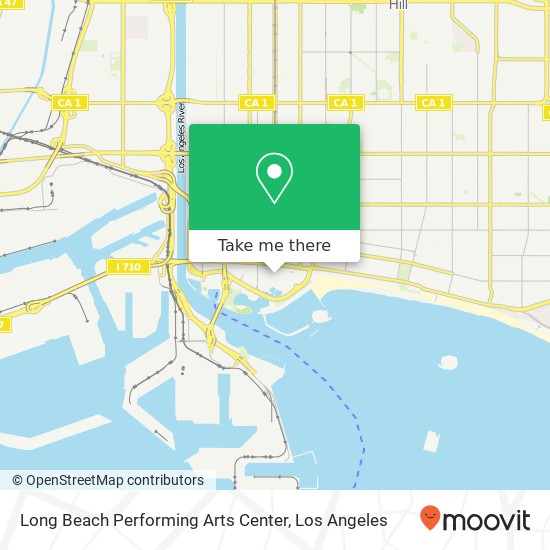 Long Beach Performing Arts Center map