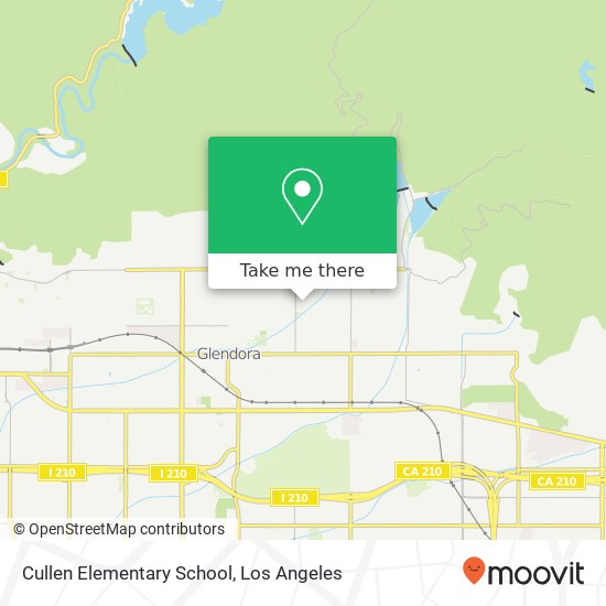 Cullen Elementary School map