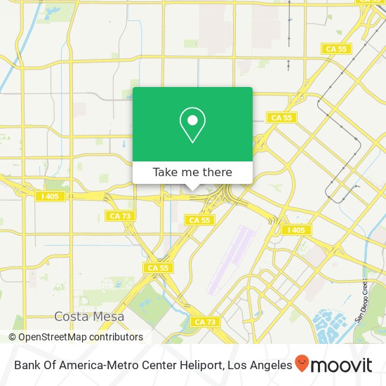 Mapa de Bank Of America-Metro Center Heliport