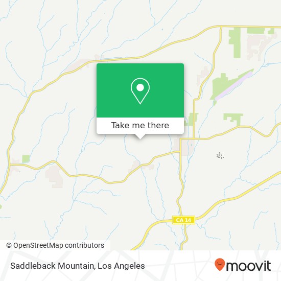 Mapa de Saddleback Mountain