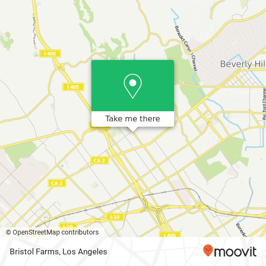 Mapa de Bristol Farms