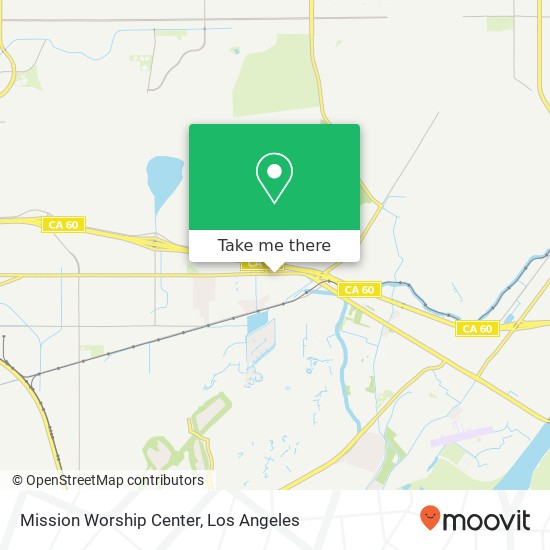 Mission Worship Center map