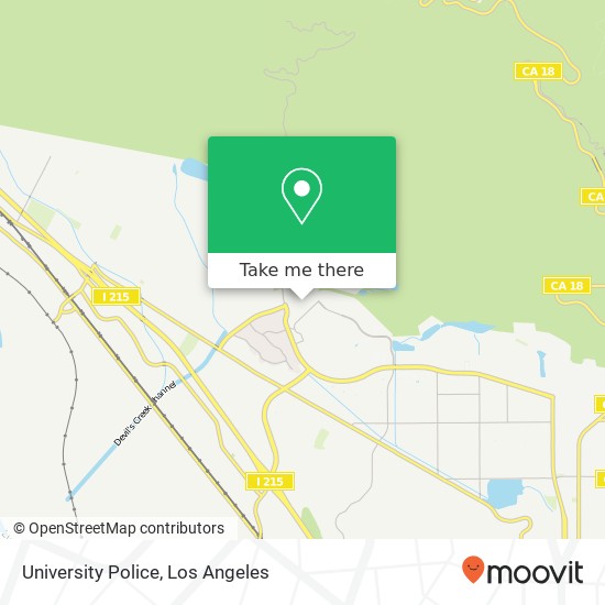 University Police map