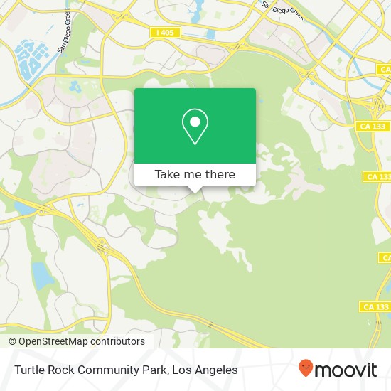 Mapa de Turtle Rock Community Park