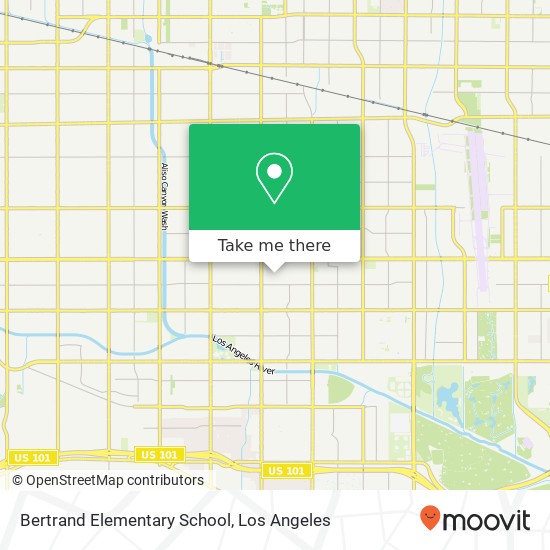 Bertrand Elementary School map