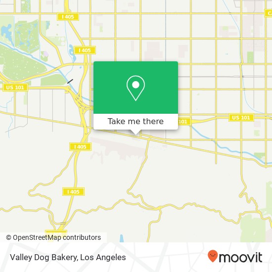 Valley Dog Bakery map