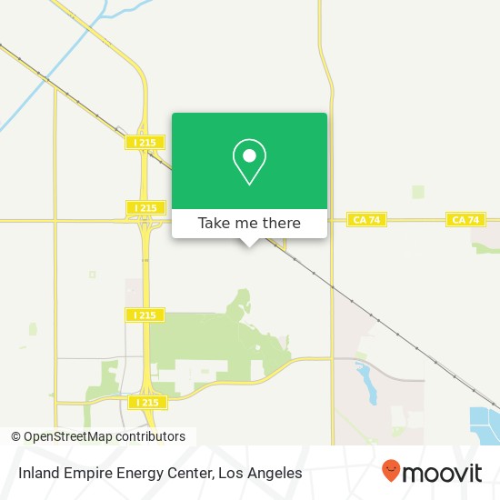 Mapa de Inland Empire Energy Center