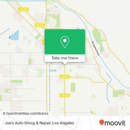 Mapa de Joe's Auto Smog & Repair