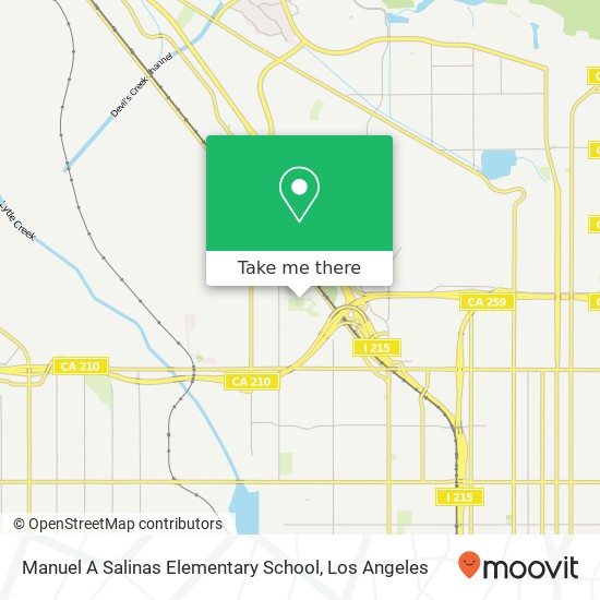 Mapa de Manuel A Salinas Elementary School