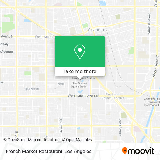 Mapa de French Market Restaurant