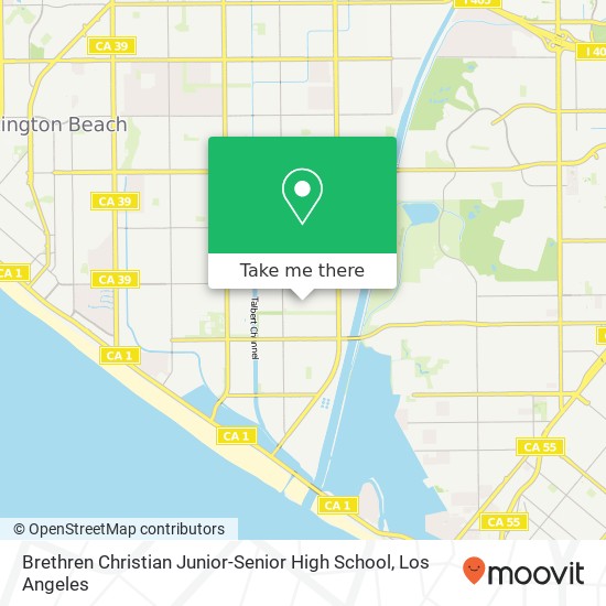 Brethren Christian Junior-Senior High School map