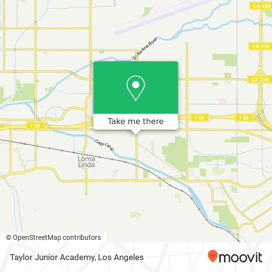 Mapa de Taylor Junior Academy