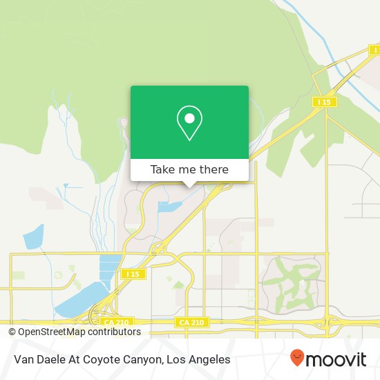 Mapa de Van Daele At Coyote Canyon