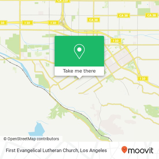 Mapa de First Evangelical Lutheran Church