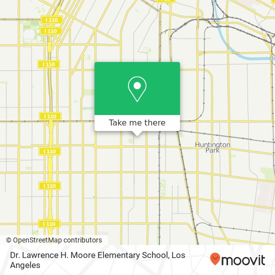 Mapa de Dr. Lawrence H. Moore Elementary School