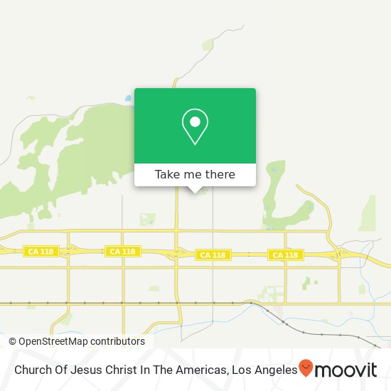 Mapa de Church Of Jesus Christ In The Americas