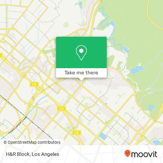 H&R Block map