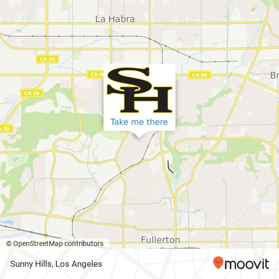 Sunny Hills map