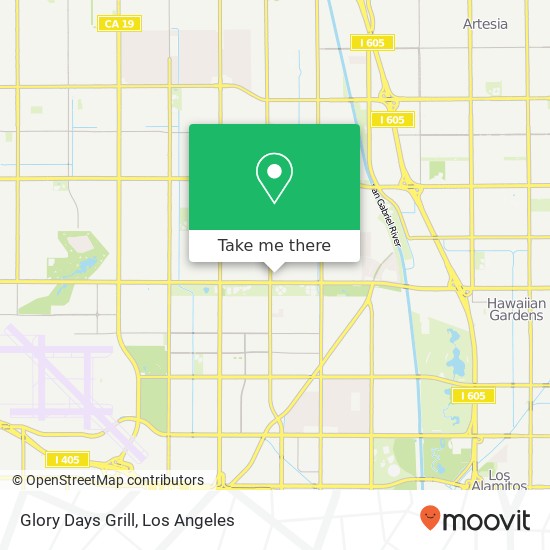 Mapa de Glory Days Grill