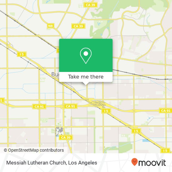 Messiah Lutheran Church map
