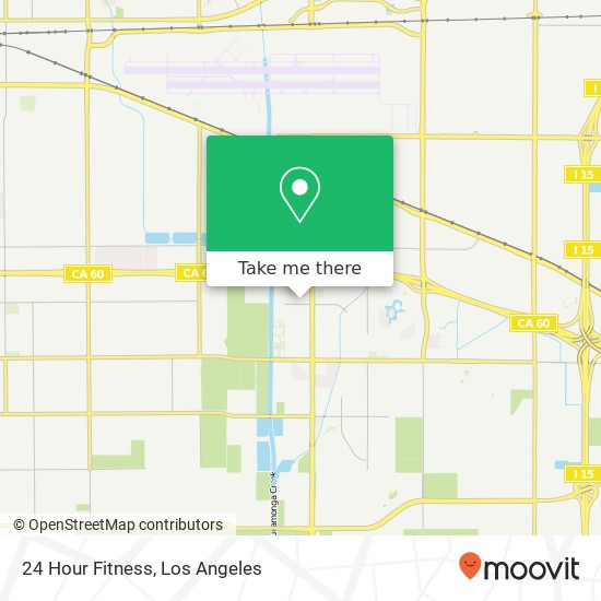 24 Hour Fitness map