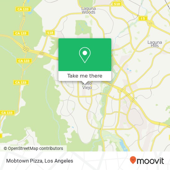 Mapa de Mobtown Pizza