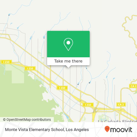 Monte Vista Elementary School map