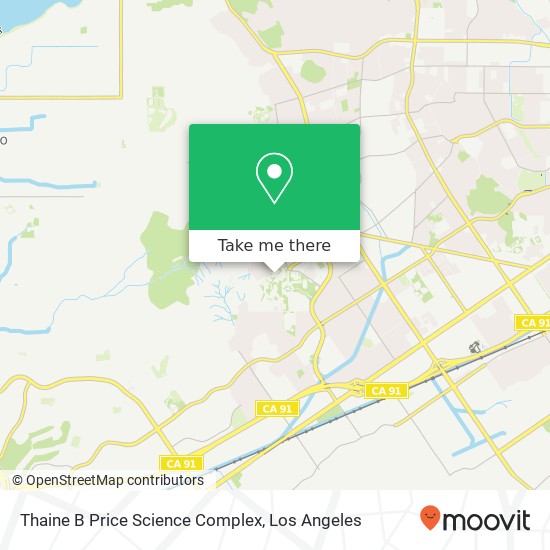 Thaine B Price Science Complex map