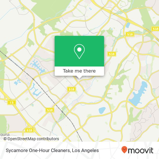 Sycamore One-Hour Cleaners map