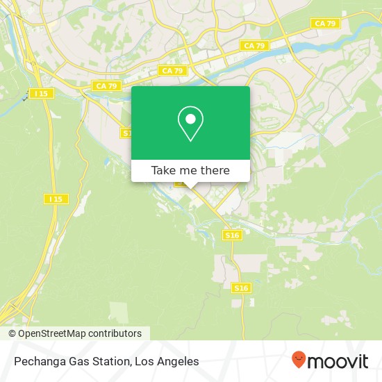 Pechanga Gas Station map