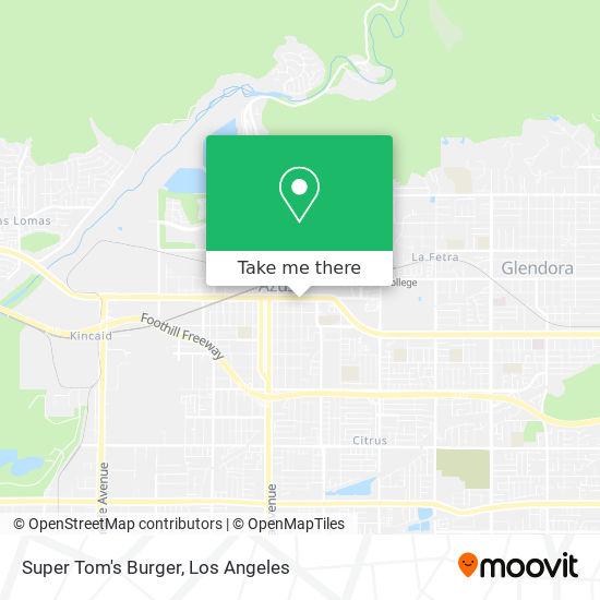 Super Tom's Burger map