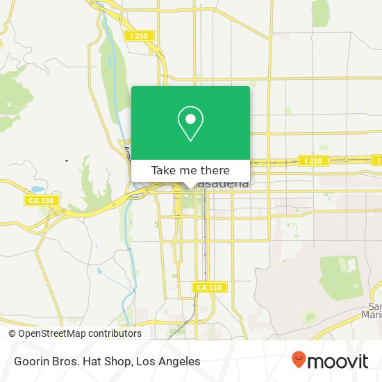 Goorin Bros. Hat Shop map