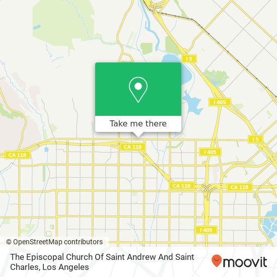 The Episcopal Church Of Saint Andrew And Saint Charles map