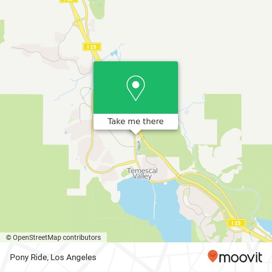 Pony Ride map