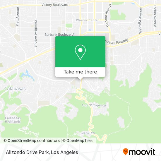 Alizondo Drive Park map