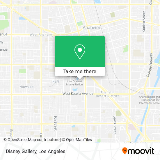 Disney Gallery map