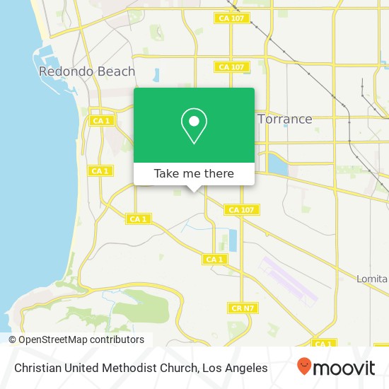 Christian United Methodist Church map
