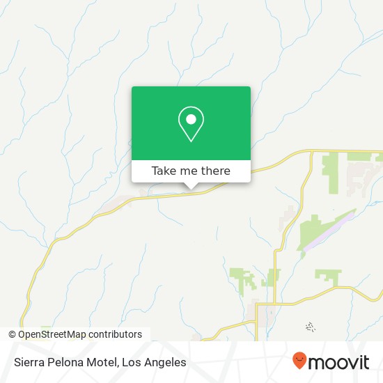 Mapa de Sierra Pelona Motel