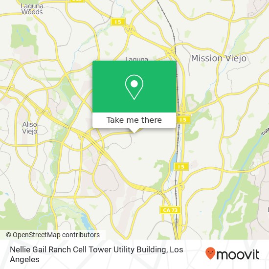 Mapa de Nellie Gail Ranch Cell Tower Utility Building