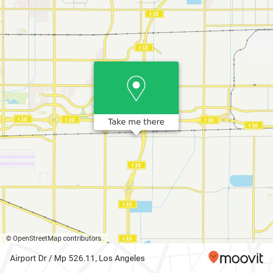 Airport Dr / Mp 526.11 map