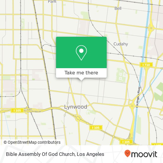 Mapa de Bible Assembly Of God Church