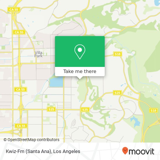 Kwiz-Fm (Santa Ana) map