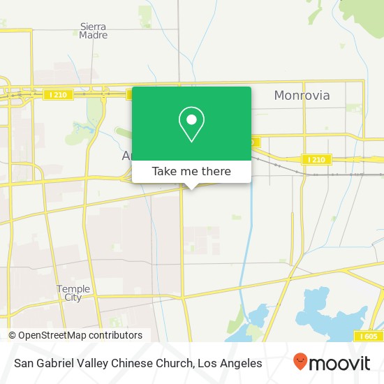 San Gabriel Valley Chinese Church map